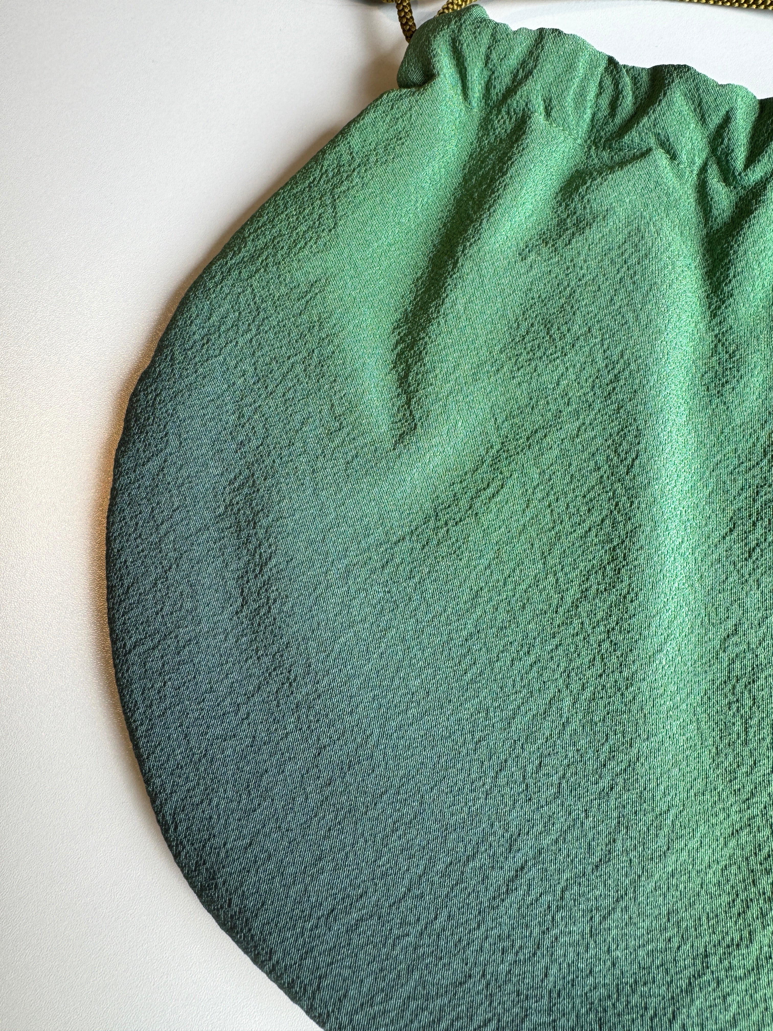 Tassel Drawstring Silk Bag