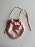 Tassel Drawstring Silk Bag